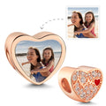 Custom Photo Charm Heartbeat Symbol Gifts for Mother's Day