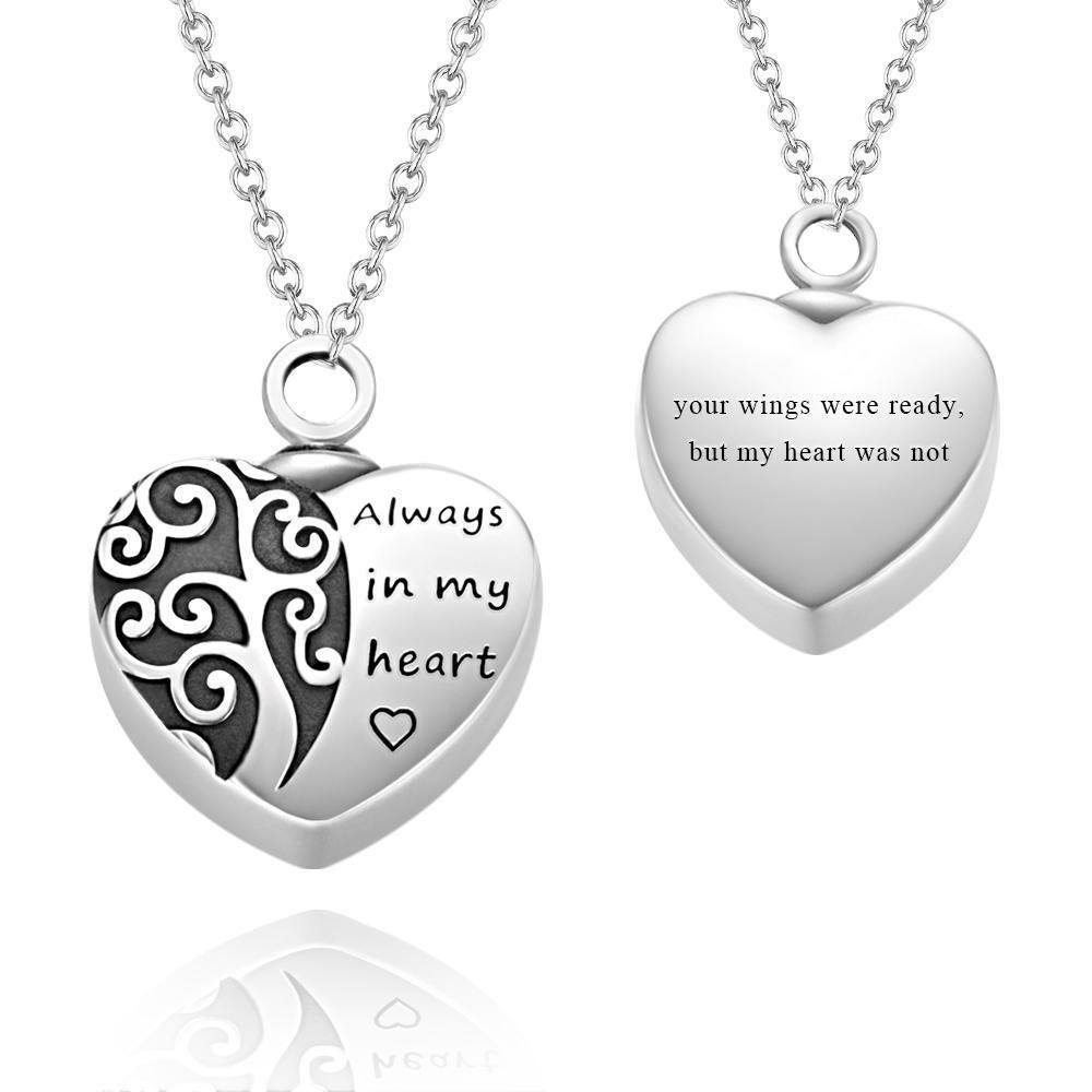 Custom Necklace Urn Necklace Cremation Jewelry Memorial Gifts