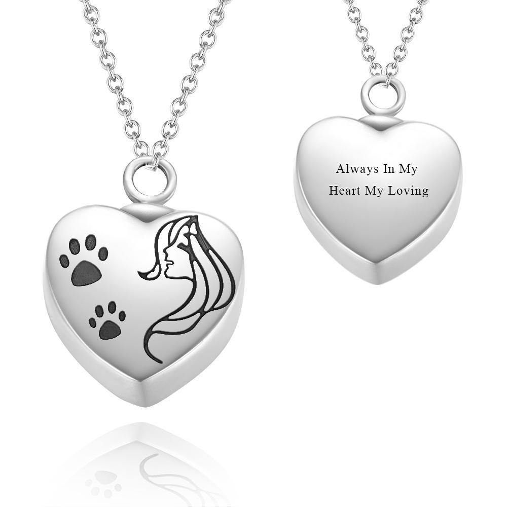 Custom Necklace Urn Necklace Cremation Jewelry Memorial Gifts Love Your Pet