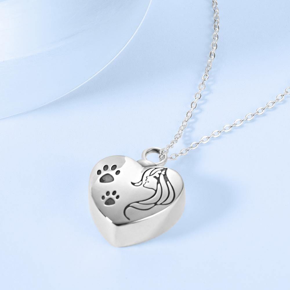 Custom Necklace Urn Necklace Cremation Jewelry Memorial Gifts Love Your Pet