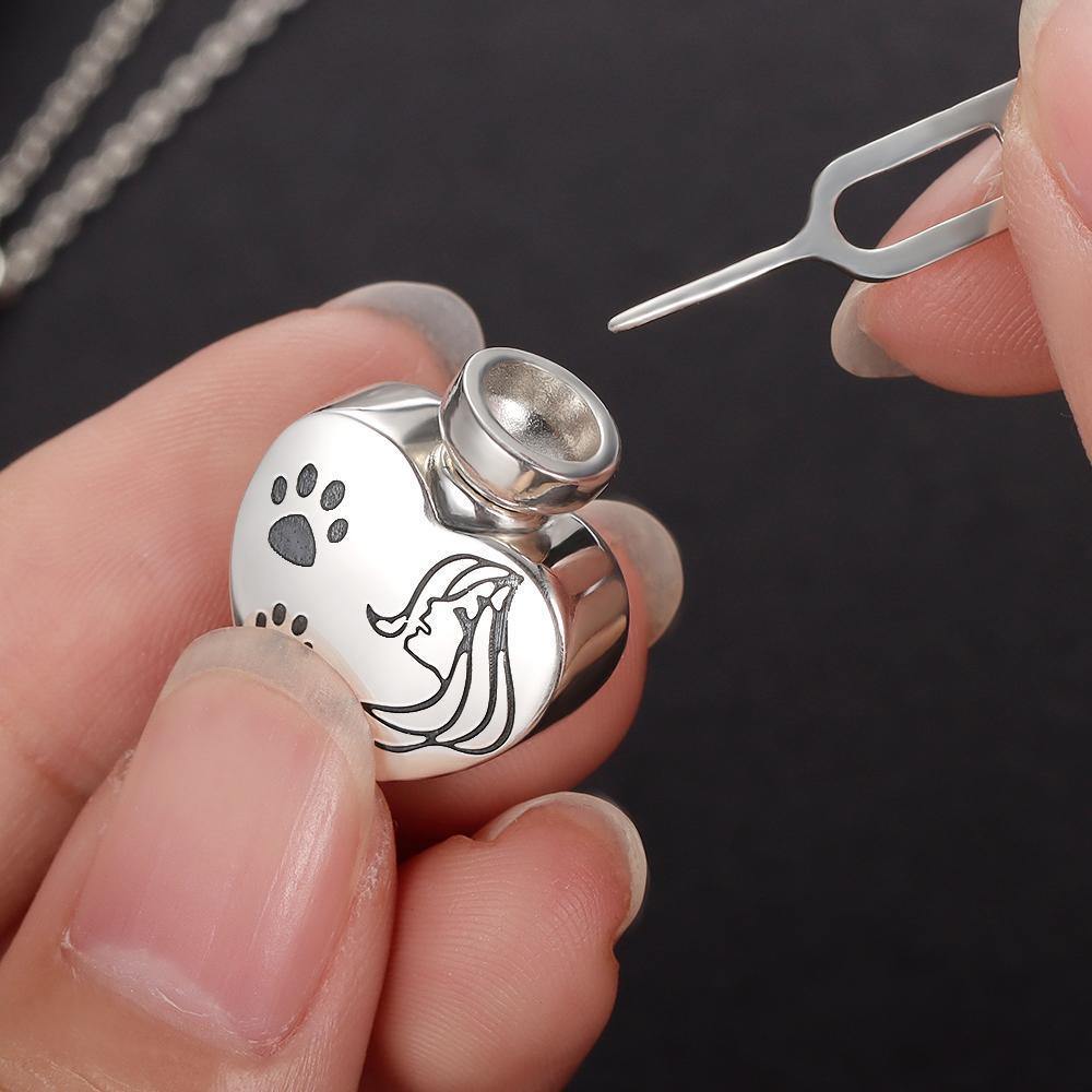 Custom Necklace Urn Necklace Cremation Jewelry Memorial Gifts Love Your Pet