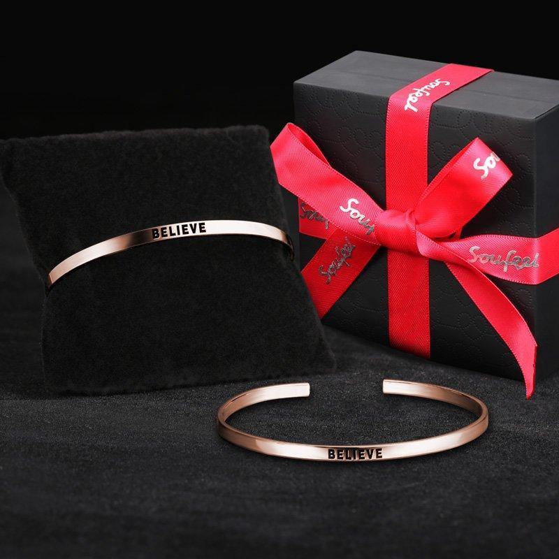 Engraved Bangle Rose Gold Plated Silver