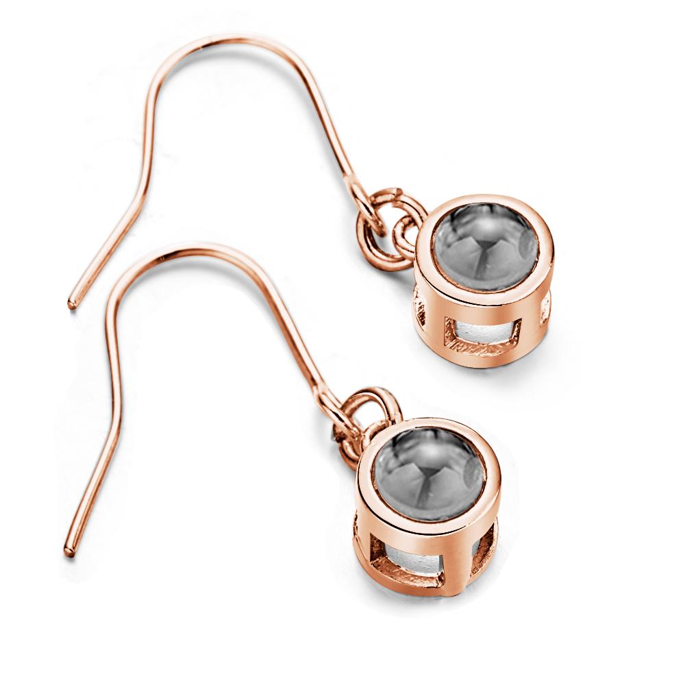 Personalized Earrings Custom Photo Projection Earrings Minimalist Earrings Memorial Mother's Day Gift