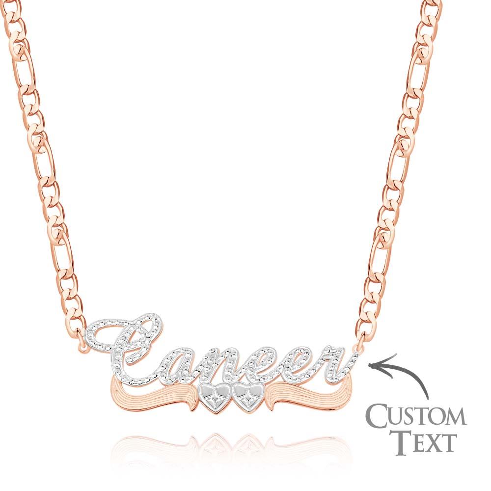 Custom Hip Hop Name Necklace Personalized Bling Metal Necklace Gifts for Men