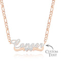 Custom Hip Hop Name Necklace Personalized Bling Metal Necklace Gifts for Men