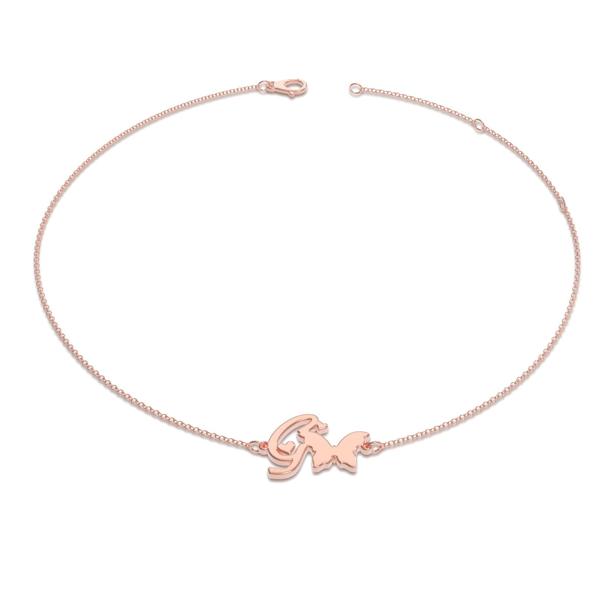 Custom Bracelet Female Bracelet Gift, Personalized Bracelet With A Butterfly