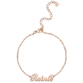 Children's Name Bracelet Rose Gold Plated - Length Adjustable