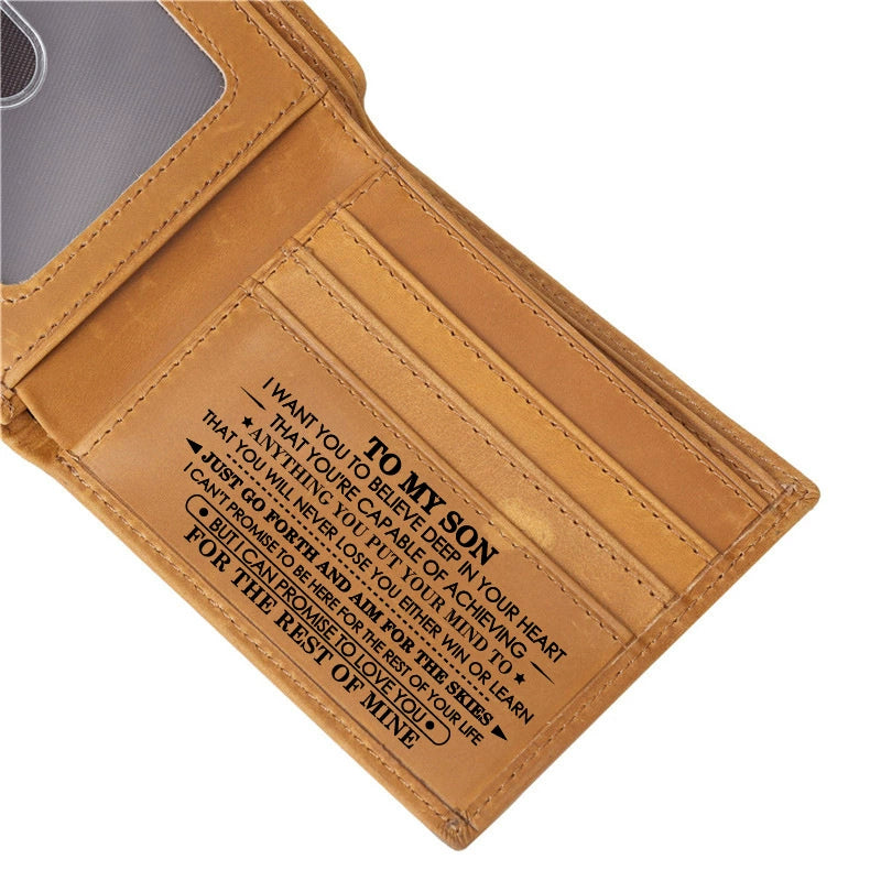 Bifold Wallet Engraved Wallet Gifts For Daughter For Son For Husband