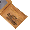 Bifold Wallet Engraved Wallet Gifts For Daughter For Son For Husband