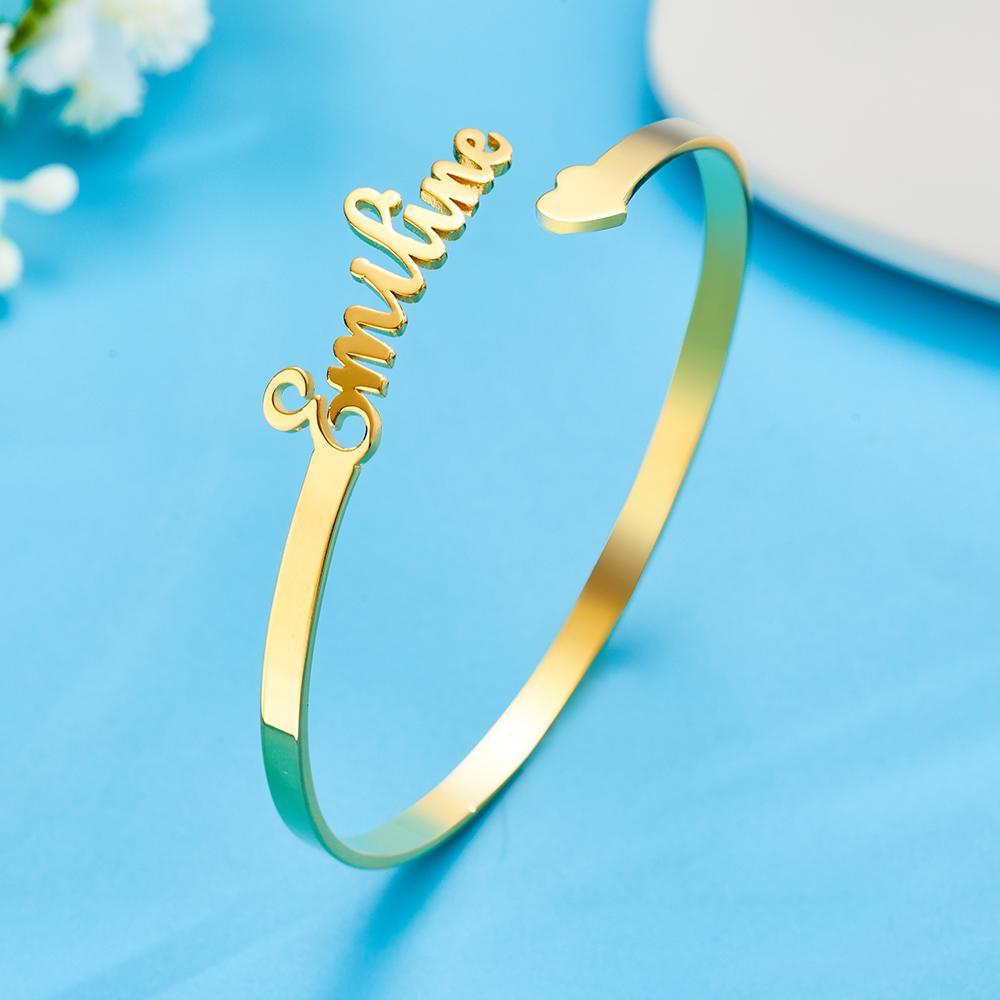 Custom Engraved Bracelet Stainless Steel Bracelet Unique Gift