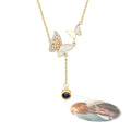 Custom Butterfly Projection Necklace Exquisite Romantic Gift for Her