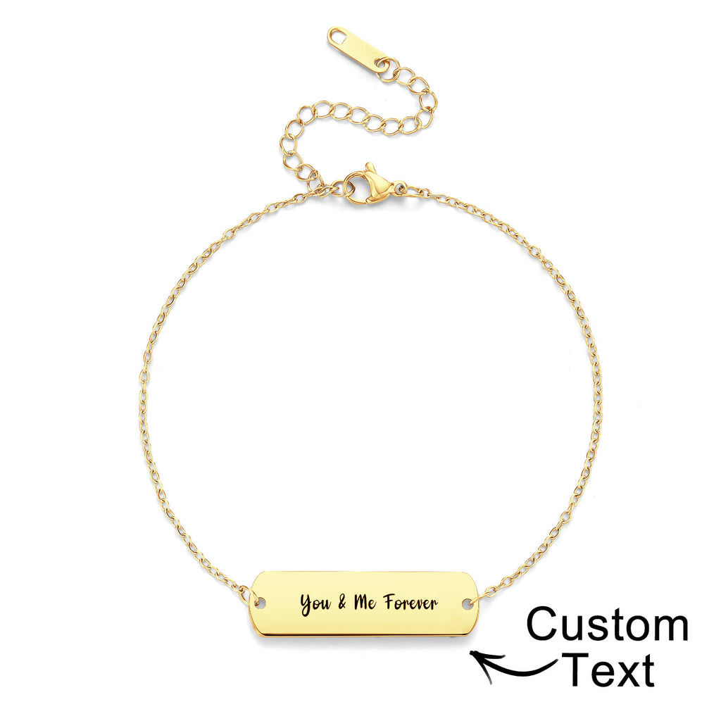 Custom Photo Bracelet Eyes Bracelet Bar Bracelet Gifts for Her