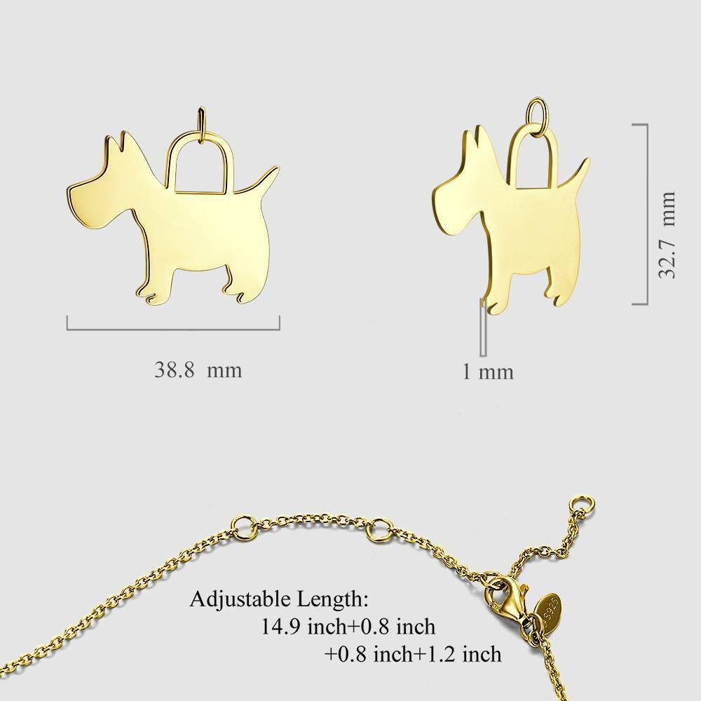 Engraved Dog Tag 14k Gold Plated