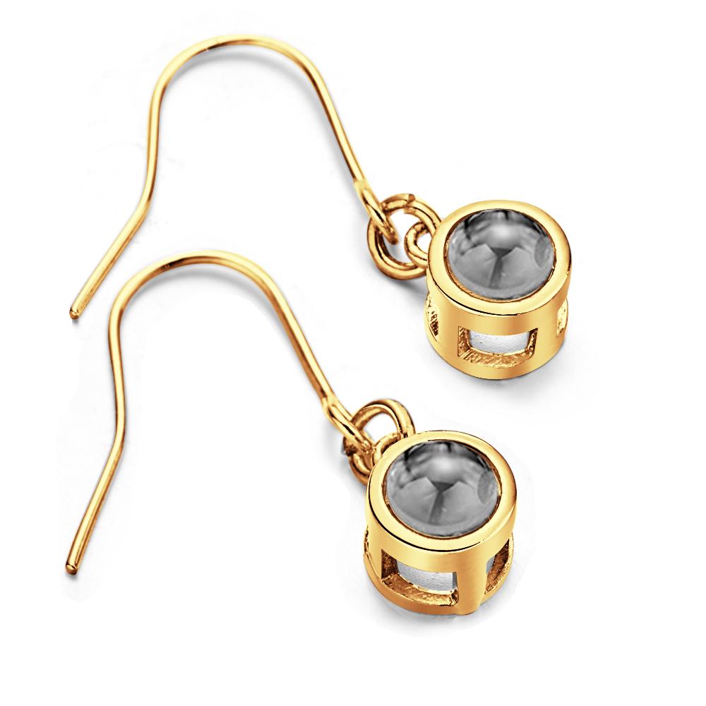 Personalized Earrings Custom Photo Projection Earrings Minimalist Earrings Memorial Mother's Day Gift