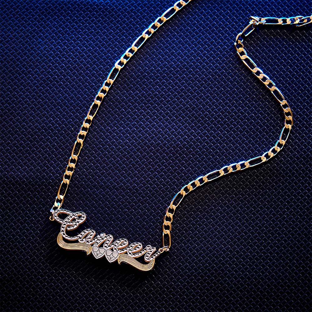 Custom Hip Hop Name Necklace Personalized Bling Metal Necklace Gifts for Men