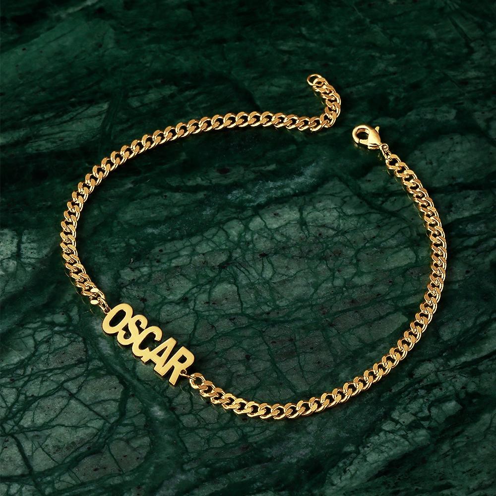 Men's Bracelet Custom Men's Bracelet Engraved Bent card Bracelet Gift Boyfriend - Silver