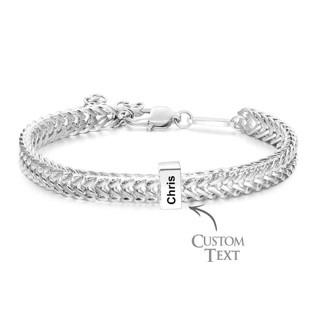 Custom Kids Name Bracelet Personalized Gifts for Dad