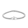 Custom Engraved Gold Letter Bracelet Gifts for Girlfriend Bridesmaid Gift