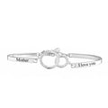 Custom Bracelet for Mom Personalized Engraved Bracelet Mother's Day Gift