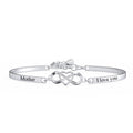 Mothers Day Bracelet Custom Gift for Mom Personalized Engraved Bracelet