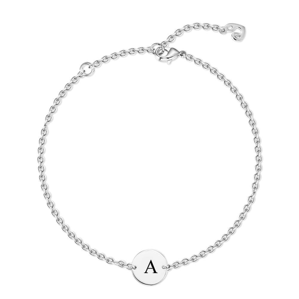 Initial Engraved Bracelet