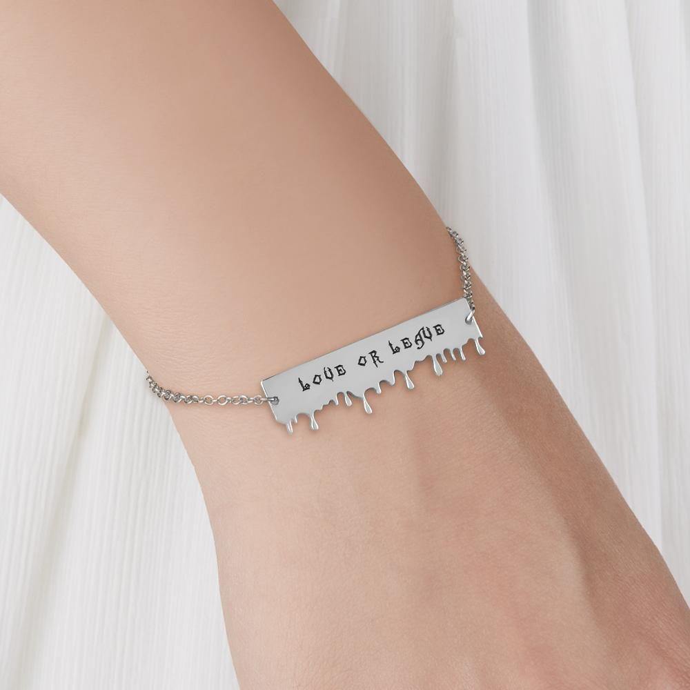 Engraved Bracelet Gifts for Her Silver