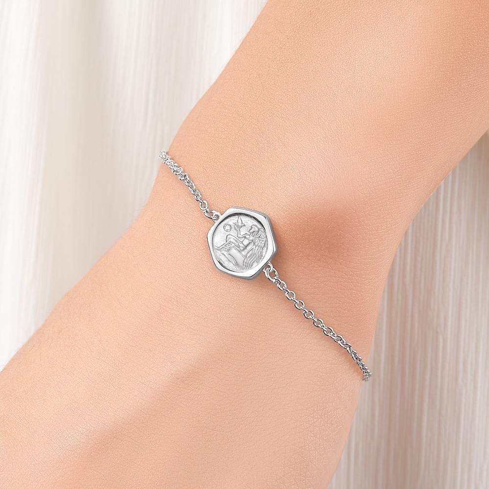 Engraved Bracelet Victory Wishing Coin Memorial Gifts for Her