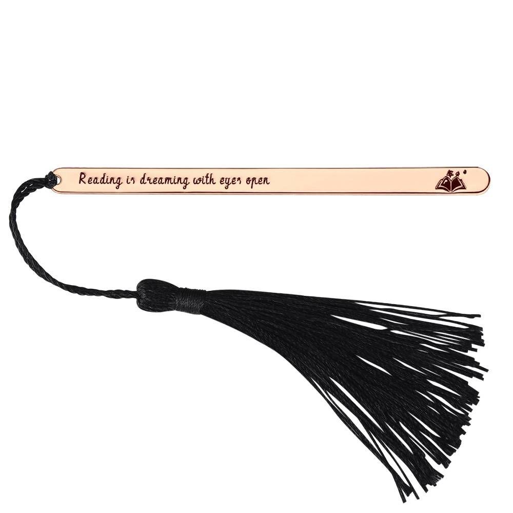 Personalised Engraved Bookmark Kids Gift - Rose Gold