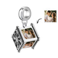 Photo Charm Bead That Hold 4 Picture Customized Four Sides Picture Bead Fit Snake Chain Bracelet Ideal Gifts Ever