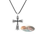 Custom Projection Photo Necklace Creative Cross Gift for Men