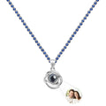 Custom Projection Necklace Romantic Rose Tennis Chain Couple Gift