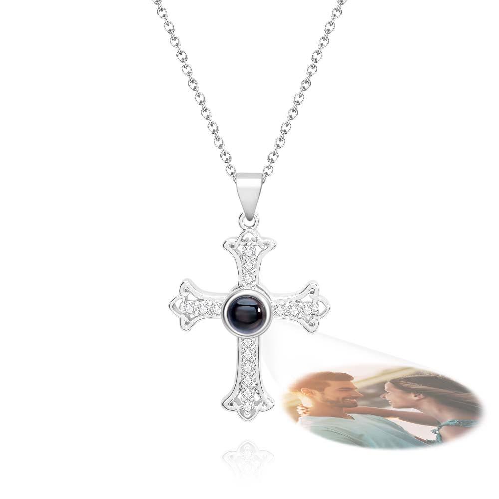 Custom Projection Necklace Diamond Cross Fashion Gift