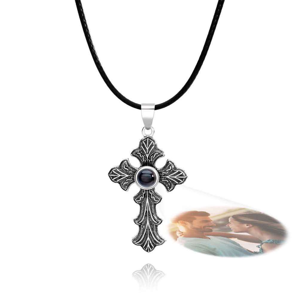 Custom Projection Necklace Totem Cross Fashion Gift for Men