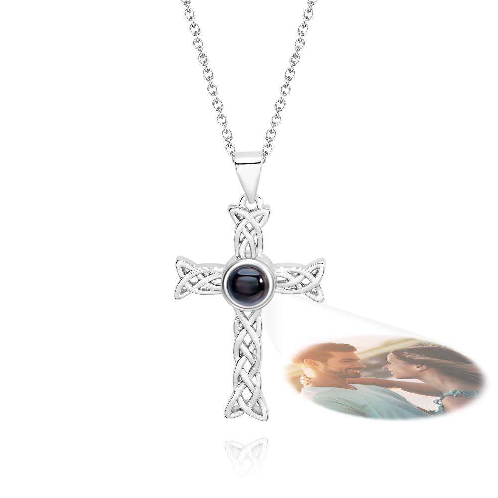 Custom Projection Necklace Totem Cross Unique Gift