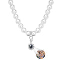 Custom Projection Necklace Romantic Pearl Swing Gift