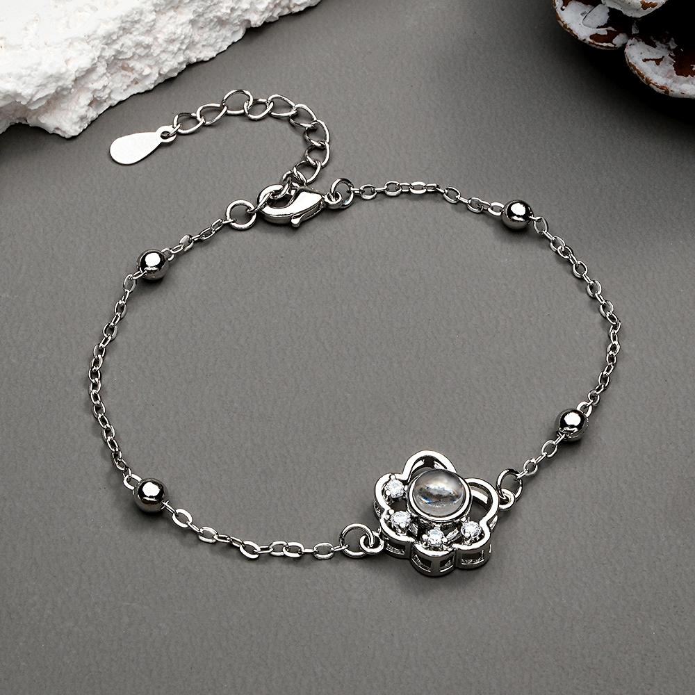 Custom Projection Bracelet Animal Footprint Cute Present for Pet Lover