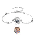 Custom Projection Bracelet Animal Footprint Cute Present for Pet Lover