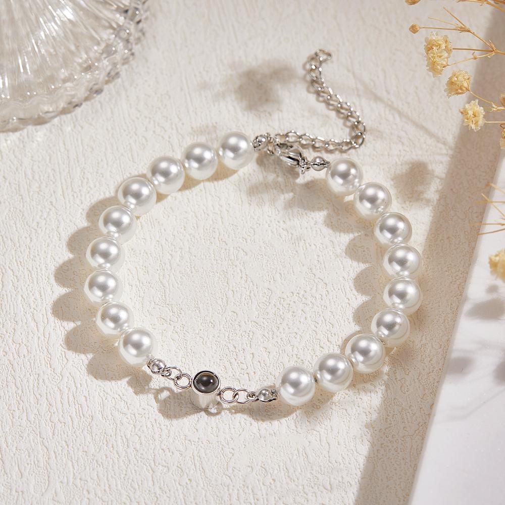 Custom Projection Bracelet Pearl Romantic Gift
