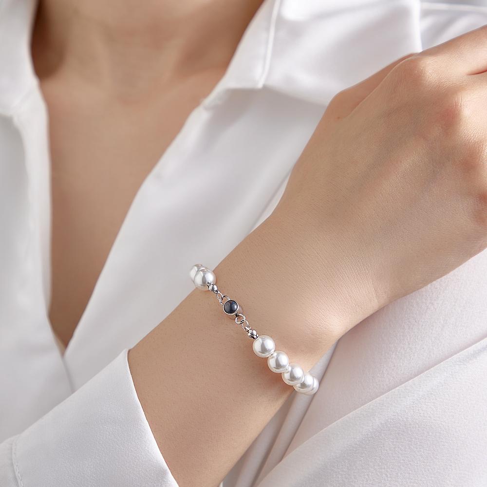 Custom Projection Bracelet Pearl Romantic Gift