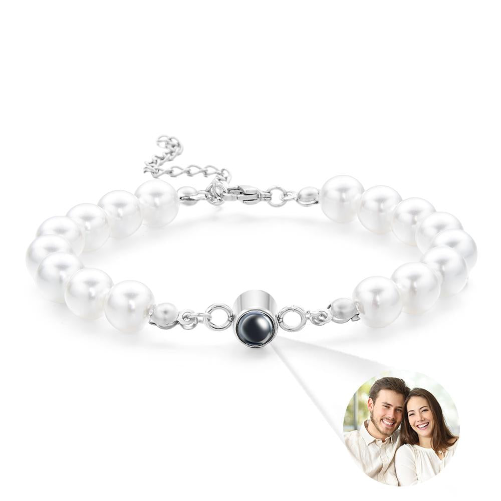 Custom Projection Bracelet Pearl Romantic Gift