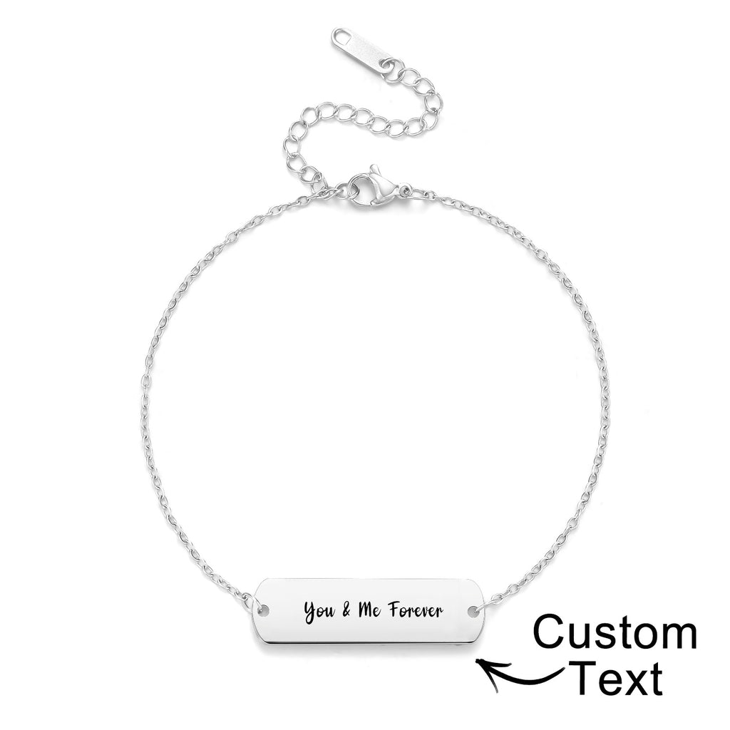 Custom Photo Bracelet Eyes Bracelet Bar Bracelet Gifts for Her