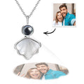 Seashell Projection Necklace Personalized Picture Inside Pendant Minimalist Pet Memorial Jewelry Trendy Best Friend Gift