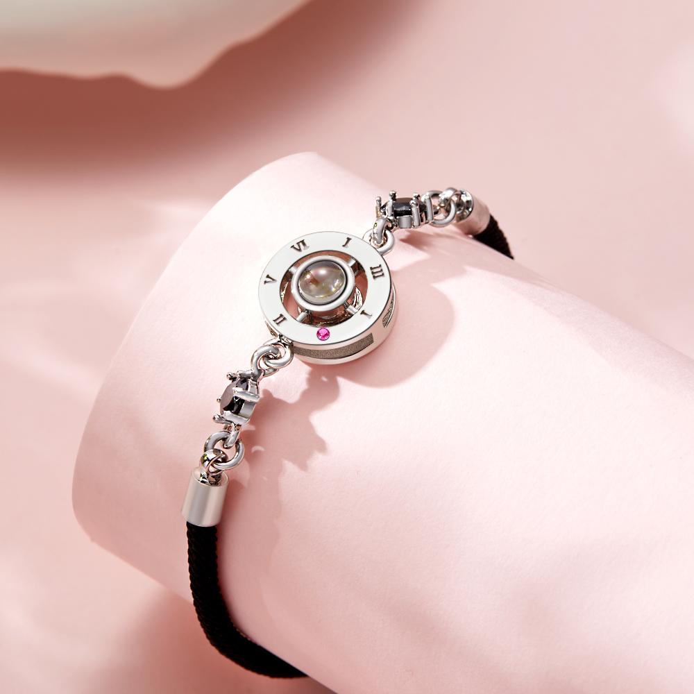 Custom Projection Photo Bracelet Exquisite Commemorative Gifts