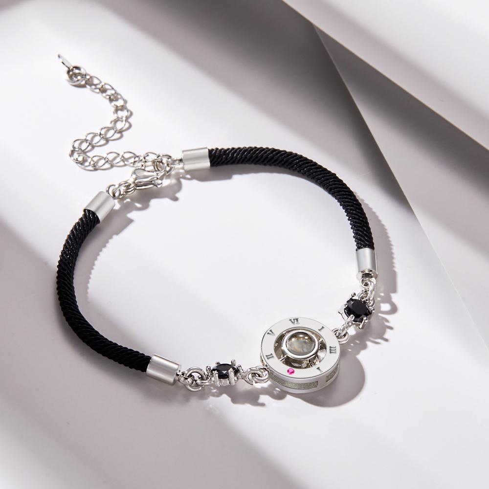 Custom Projection Photo Bracelet Exquisite Commemorative Gifts