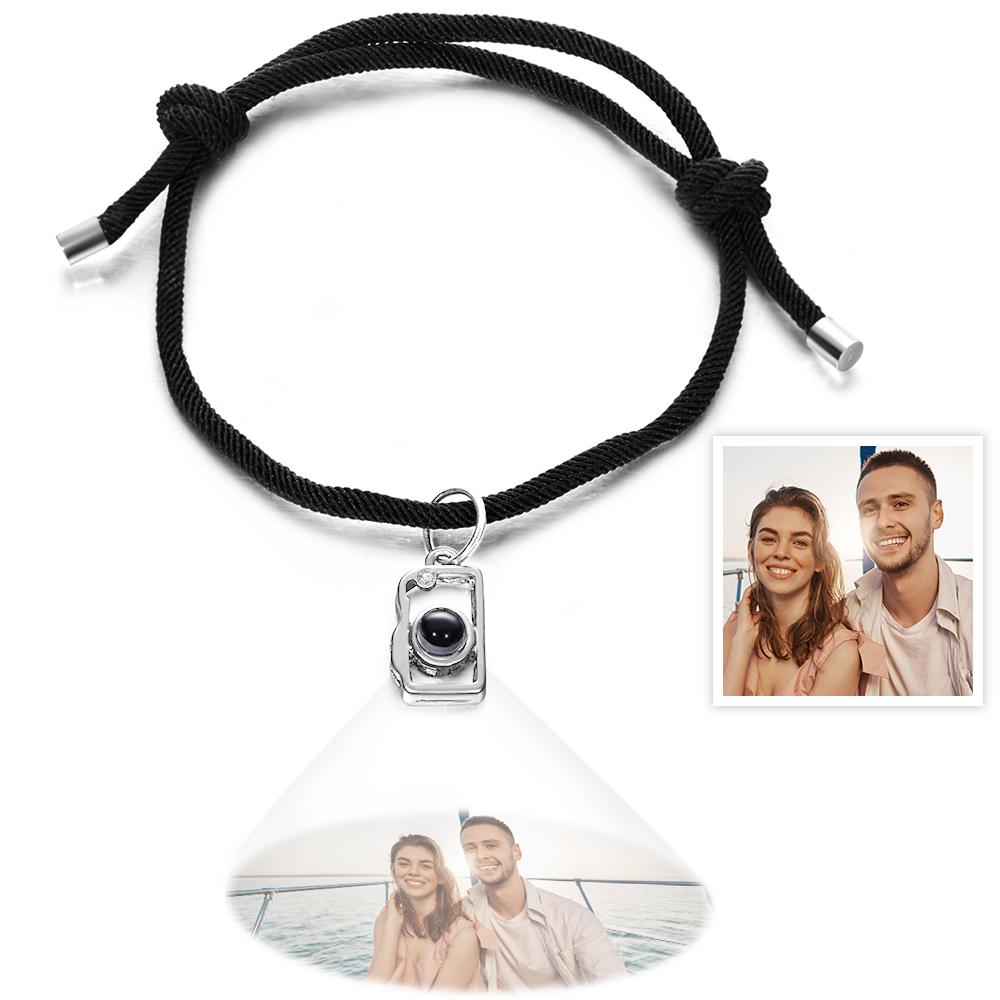 Custom Projection Photo Bracelet Creative Camera Couple Gifts