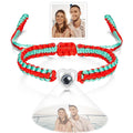 Custom Projection Photo Bracelet Weave Heart-shaped Commemorate Gifts