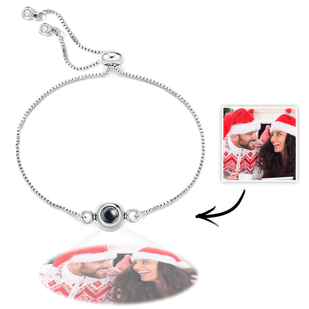 Photo Projection Bracelet Personalized Adjustable  Bracelet Sweet Cool Gift for Mom Best Mother's Day Gift
