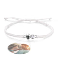 Custom Birthstone And Picture Projection Bracelet Lovely Gift Memorial Wedding Gift for Him Her