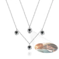 Double Chain Photo Necklace Personalized Projection Necklace Necklace Gift For Women