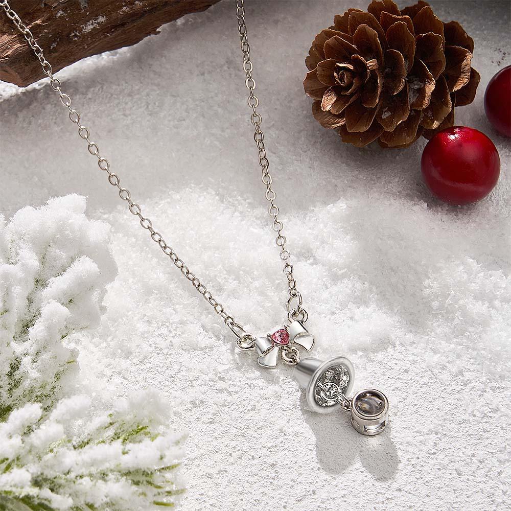 Custom Projection Necklace Christmas Bells Unique Gift